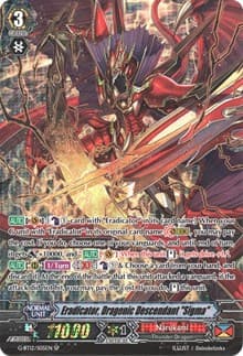 Eradicator, Dragonic Descendant "Sigma" (SP) - G-BT12: Dragon King's Awakening - Cardfight Vanguard card