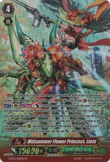 Midsummer Flower Princess, Lieta (SP) - G-BT12: Dragon King's Awakening - Cardfight Vanguard card