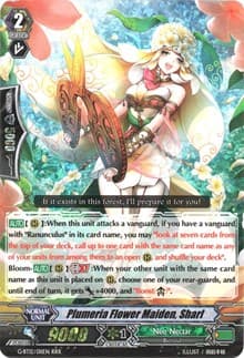 Plumeria Flower Maiden, Sharl - G-BT12: Dragon King's Awakening - Cardfight Vanguard card