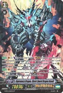 Supremacy Dragon, Claret Sword Dragon Revolt (SP) - G-BT12: Dragon King's Awakening - Cardfight Vanguard card