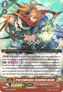 True Eradicator, Aconitum Linchu - G-BT12: Dragon King's Awakening - Cardfight Vanguard card