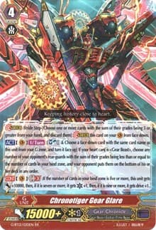 Chronotiger Gear Glare - G-BT12: Dragon King's Awakening - Cardfight Vanguard card