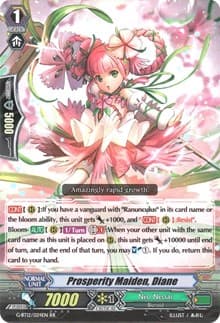 Prosperity Maiden, Diane - G-BT12: Dragon King's Awakening - Cardfight Vanguard card