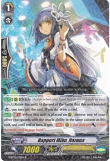 Rapport Miko, Nazuna - G-BT12: Dragon King's Awakening - Cardfight Vanguard card