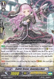 Battle Sister, Baumkuchen - G-BT12: Dragon King's Awakening - Cardfight Vanguard card