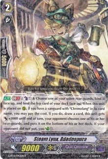 Steam Lynx, Adadoapura - G-BT12: Dragon King's Awakening - Cardfight Vanguard card