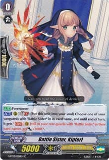 Battle Sister, Kipferl - G-BT12: Dragon King's Awakening - Cardfight Vanguard card