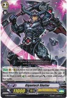 Gigantech Shutter - G-BT12: Dragon King's Awakening - Cardfight Vanguard card