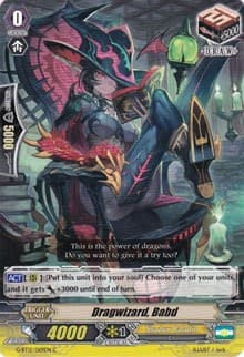 Dragwizard, Babd - G-BT12: Dragon King's Awakening - Cardfight Vanguard card