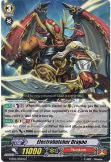Electrobutcher Dragon - G-BT12: Dragon King's Awakening - Cardfight Vanguard card