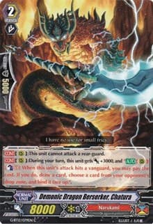 Demonic Dragon Berserker, Chatura - G-BT12: Dragon King's Awakening - Cardfight Vanguard card