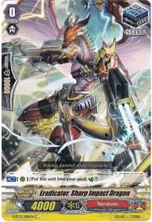 Eradicator, Sharp Impact Dragon - G-BT12: Dragon King's Awakening - Cardfight Vanguard card