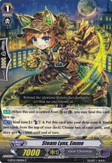 Steam Lynx, Emme - G-BT12: Dragon King's Awakening - Cardfight Vanguard card