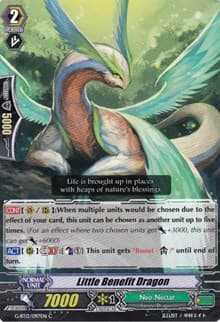 Little Benefit Dragon - G-BT12: Dragon King's Awakening - Cardfight Vanguard card
