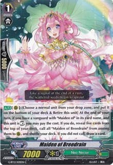 Maiden of Breedrain - G-BT12: Dragon King's Awakening - Cardfight Vanguard card