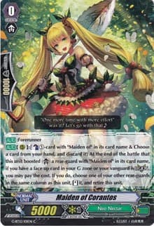 Maiden of Corantos - G-BT12: Dragon King's Awakening - Cardfight Vanguard card