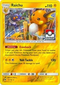 Raichu - 41/147 (League Challenge) [3rd Place] - League & Championship Cards - Pokemon card