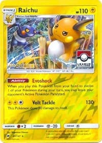 Raichu - 41/147 (League Challenge) [1st Place] - League & Championship Cards - Pokemon card