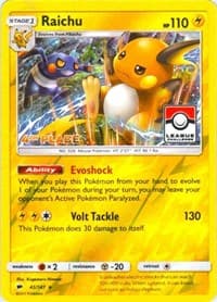 Raichu - 41/147 (League Challenge) [4th Place] - League & Championship Cards - Pokemon card