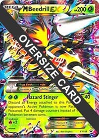 M Beedrill EX - XY158 - Jumbo Cards - Pokemon card