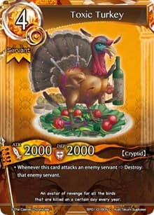 Toxic Turkey - The Magic Battle Begins - The Caster Chronicles card