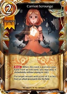 Carrion Scrounge - The Magic Battle Begins - The Caster Chronicles card