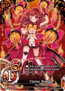 Flame Rouge - The Magic Battle Begins - The Caster Chronicles card