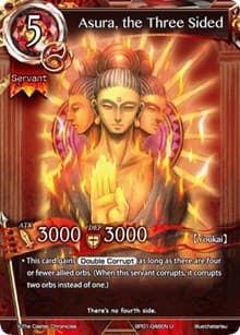 Asura, the Three Sided - The Magic Battle Begins - The Caster Chronicles card