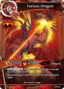Furious Dragon - The Magic Battle Begins - The Caster Chronicles card