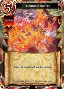 Demonic Hellfire - The Magic Battle Begins - The Caster Chronicles card