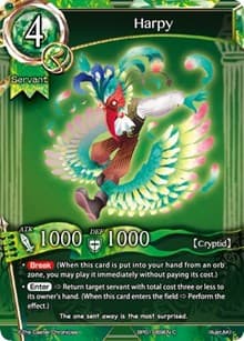 Harpy - The Magic Battle Begins - The Caster Chronicles card