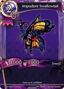 Impudent Swallowtail - The Magic Battle Begins - The Caster Chronicles card