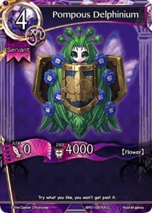 Pompous Delphinium - The Magic Battle Begins - The Caster Chronicles card