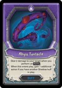 Abyss Tentacle (Claimed) - Awakening - Lightseekers TCG card