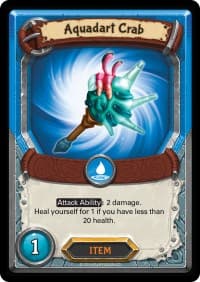 Aquadart Crab (Unclaimed) - Awakening - Lightseekers TCG card