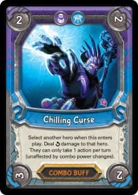 Chilling Curse (Claimed) - Awakening - Lightseekers TCG card