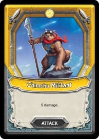 Chimchu Militant (Claimed) - Awakening - Lightseekers TCG card