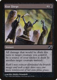 Kor Dirge - Planar Chaos - Magic: The Gathering card