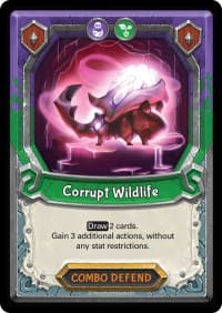 Corrupt Wildlife (Claimed) - Awakening - Lightseekers TCG card