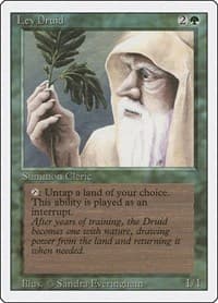 Ley Druid - Revised Edition - Magic: The Gathering card