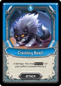 Crackling Beast (Claimed) - Awakening - Lightseekers TCG card