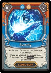 Electrify (Claimed) - Awakening - Lightseekers TCG card