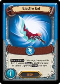 Electro Eel (Unclaimed) - Awakening - Lightseekers TCG card