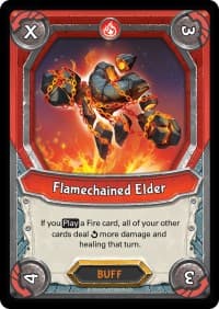 Flamechained Elder (Unclaimed) - Awakening - Lightseekers TCG card