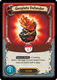 Geoplate Defender (Claimed) - Awakening - Lightseekers TCG card