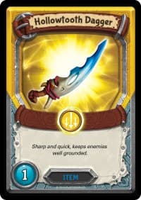 Hollowtooth Dagger (Unclaimed) - Awakening - Lightseekers TCG card