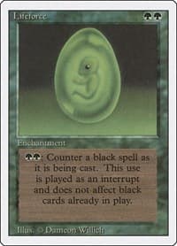 Lifeforce - Revised Edition - Magic: The Gathering card