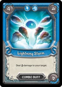 Lightning Storm (Claimed) - Awakening - Lightseekers TCG card