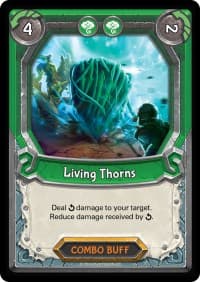 Living Thorns (Claimed) - Awakening - Lightseekers TCG card