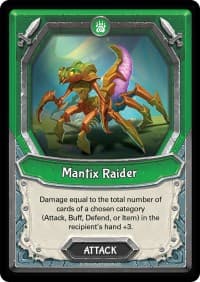 Mantix Raider (Claimed) - Awakening - Lightseekers TCG card